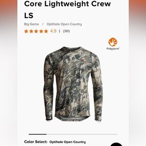 Men’s Sitka Core light weight Crew